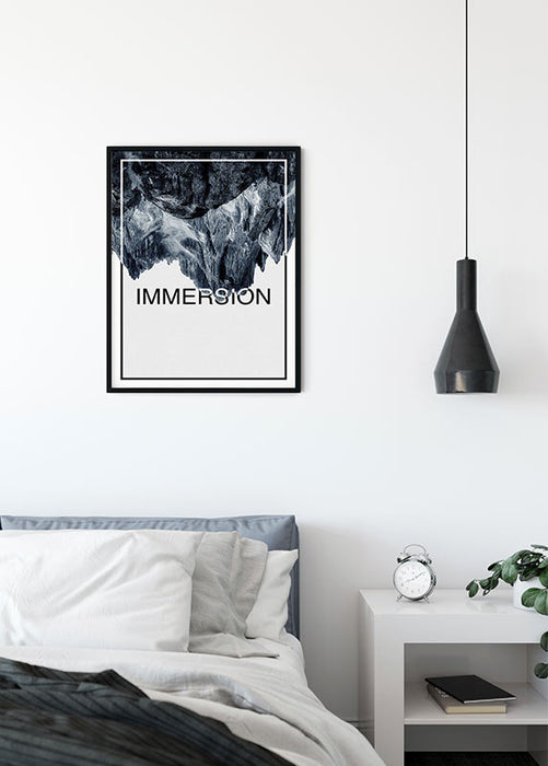 Komar NEU | Wandbild - Immersion Steel - Größe 40 x 50 cm