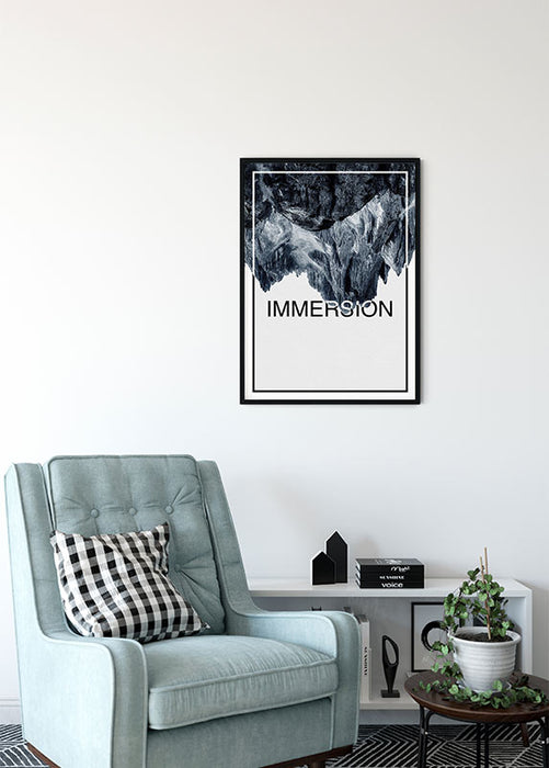Komar NEU | Wandbild - Immersion Steel - Größe 40 x 50 cm