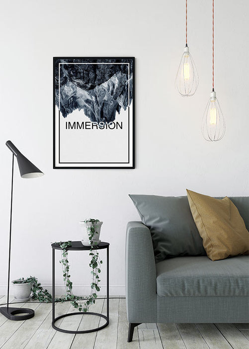 Wandbild - Immersion Steel