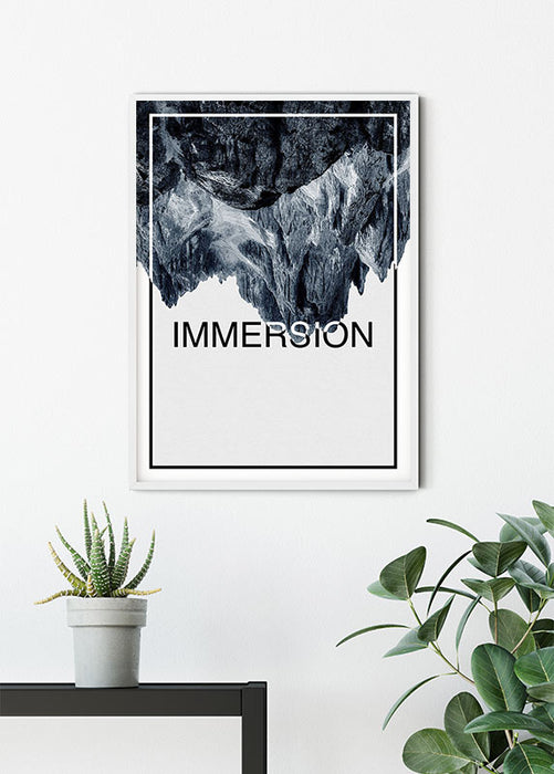 Komar NEU | Wandbild - Immersion Steel - Größe 50 x 70 cm