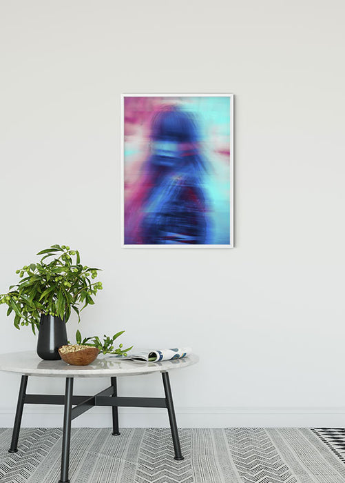 Wandbild - Neon Girl