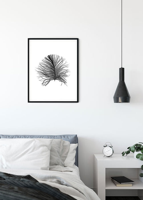 Wandbild - Feather White