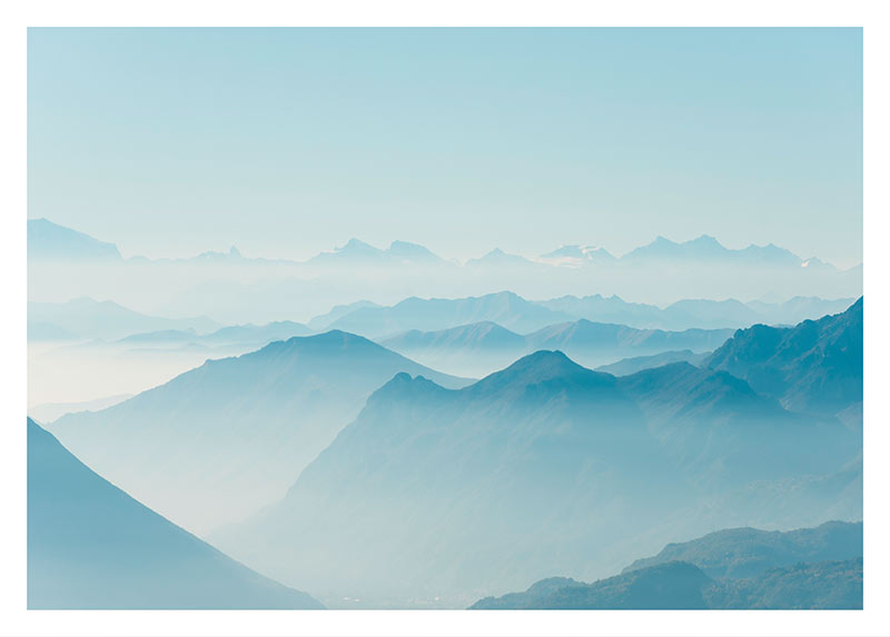 Wandbild - Mountain View