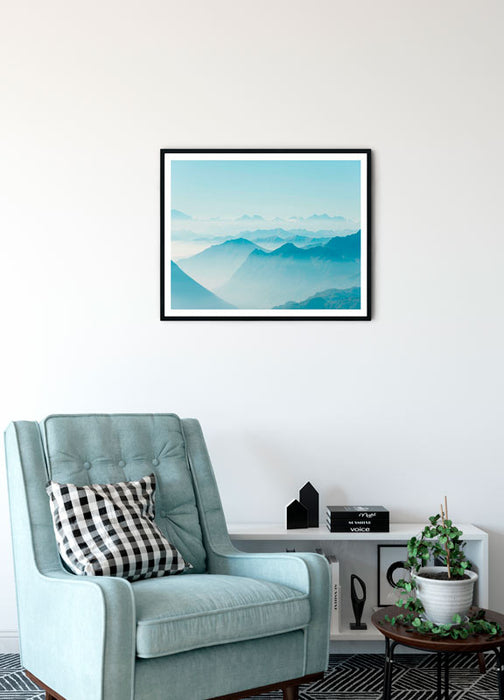 Komar NEU | Wandbild - Mountain View - Größe 40 x 30 cm
