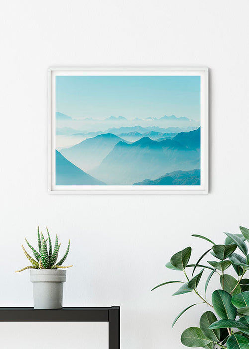 Komar NEU | Wandbild - Mountain View - Größe 40 x 30 cm