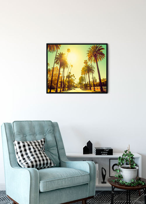 Komar NEU | Wandbild - Palm Alley - Größe 70 x 50 cm