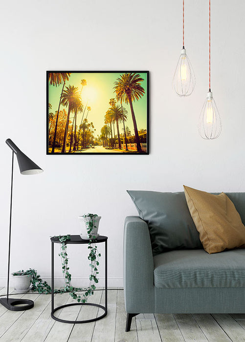 Komar NEU | Wandbild - Palm Alley - Größe 50 x 40 cm