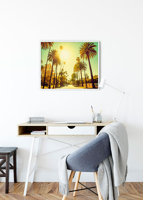 Komar NEU | Wandbild - Palm Alley - Größe 40 x 30 cm