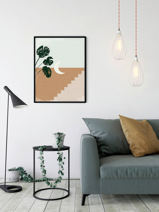 Wandbild | Silence Crescent Moon