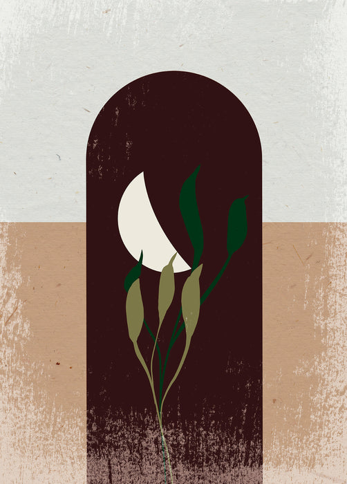 Wandbild | Silence Half Moon