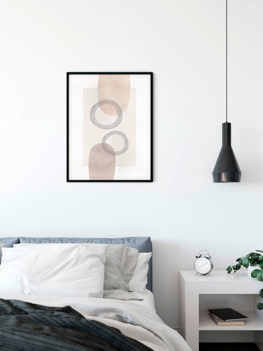 Wandbild | Line Art Circles