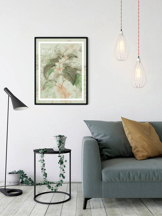 Wandbild | PLANT ART Vive le vert
