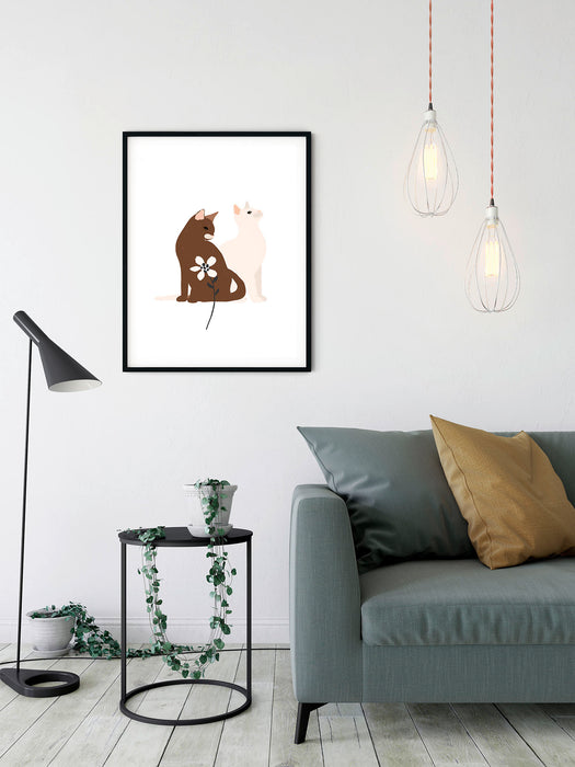 Wandbild | Loving Cats