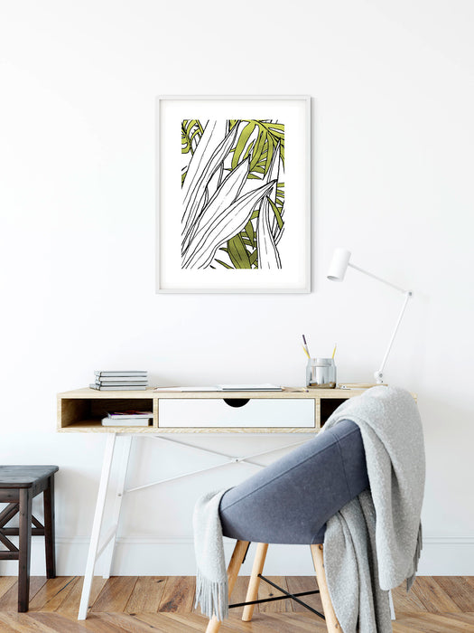 Wandbild | Bleached Leaves