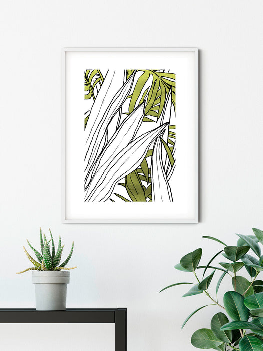 Wandbild | Bleached Leaves