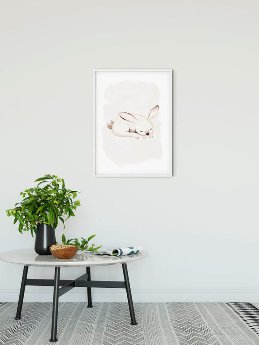 Wandbild | Sleepy Bunny
