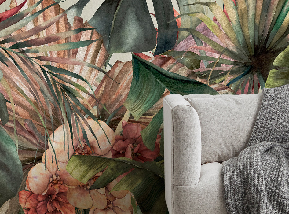 Komar NEU | Digitaldruck Vlies Fototapete - Jungle Spot - Größe 400 x 250 cm