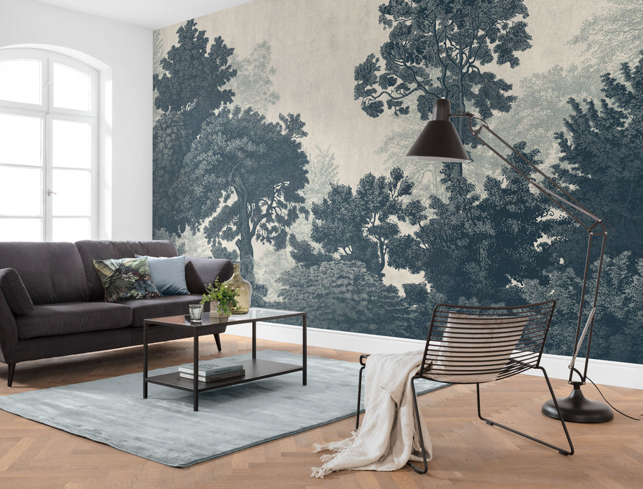 Komar NEU | Digitaldruck Vlies Fototapete - Unfading Trees - Größe 400 x 250 cm