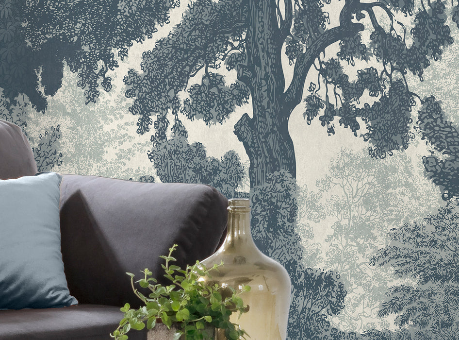 Komar NEU | Digitaldruck Vlies Fototapete - Unfading Trees - Größe 400 x 250 cm