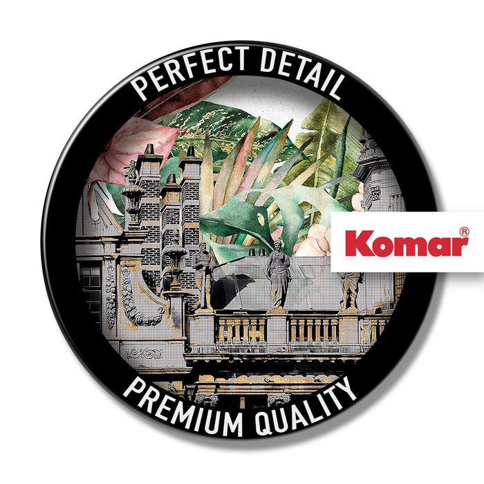 Komar NEU | Digitaldruck Vlies Fototapete - Tropical Palace - Größe 300 x 250 cm