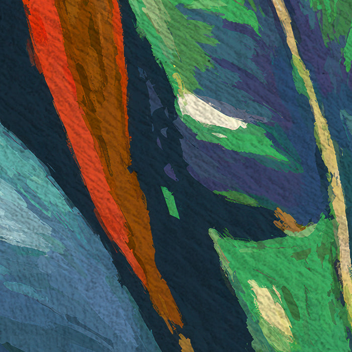 Digitaldruck Vlies Fototapete | Colourful Leaves | 200 x 250 cm