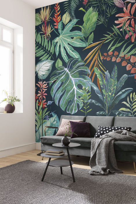 Digitaldruck Vlies Fototapete | Colourful Leaves | 200 x 250 cm