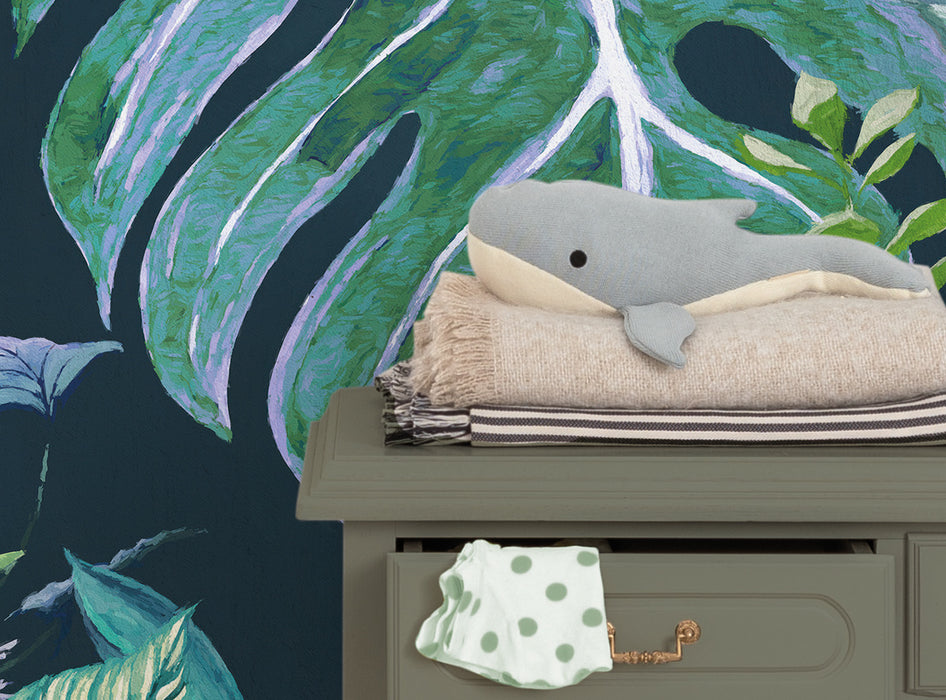 Komar NEU | Digitaldruck Vlies Fototapete - Colourful Leaves - Größe 200 x 250 cm