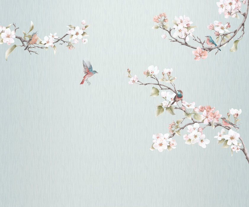 Digitaldruck Vlies Fototapete | Apple Blossom | 300 x 250 cm