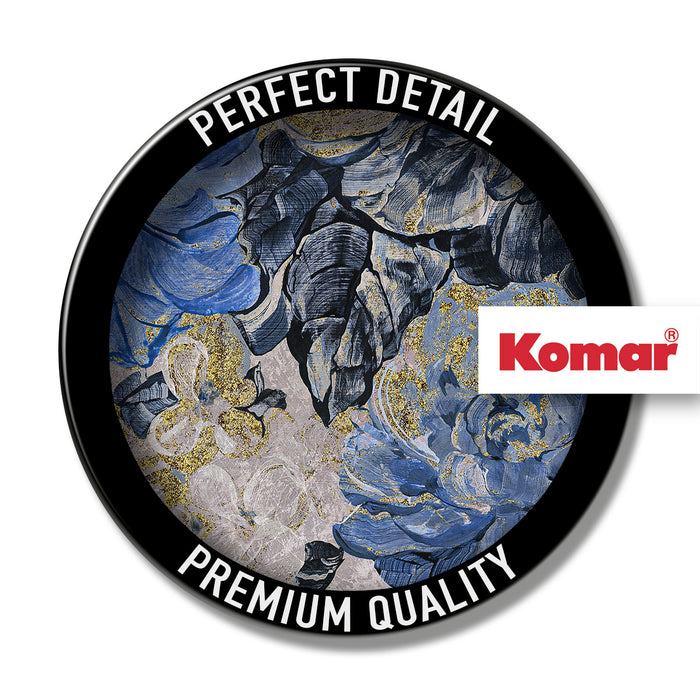 Komar NEU | Digitaldruck Vlies Fototapete - Vintage blue Garden - Größe 300 x 250 cm