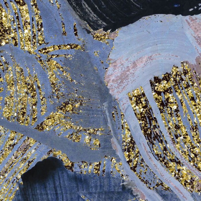 Komar NEU | Digitaldruck Vlies Fototapete - Vintage blue Garden - Größe 300 x 250 cm