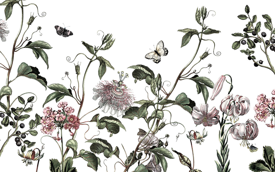 Digitaldruck Vlies Fototapete | Paradis de Papillons | 400 x 250 cm