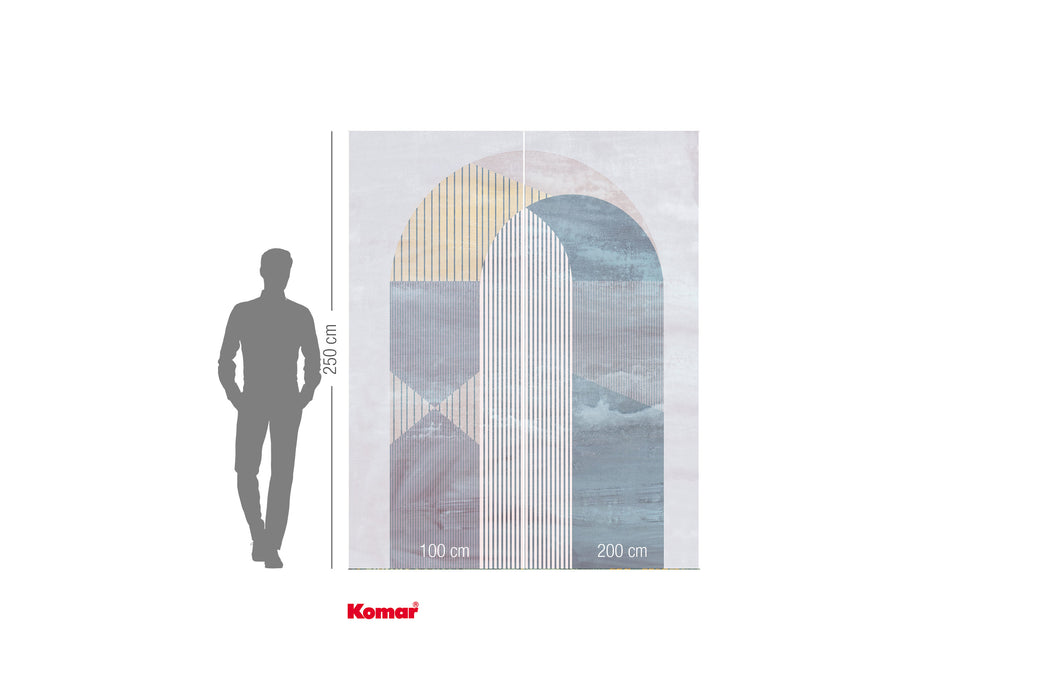 Komar NEU | Digitaldruck Vlies Fototapete - Arched Gate - Größe 200 x 250 cm