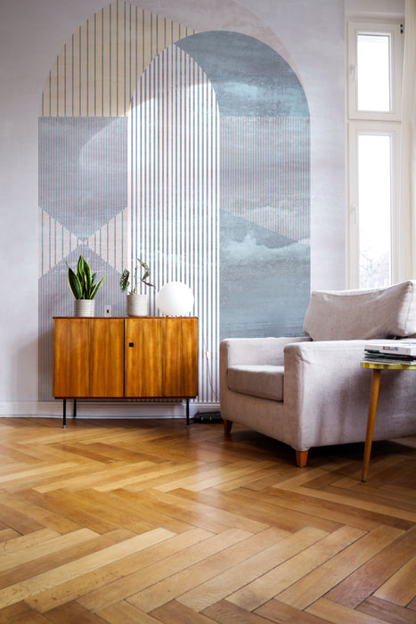 Komar NEU | Digitaldruck Vlies Fototapete - Arched Gate - Größe 200 x 250 cm