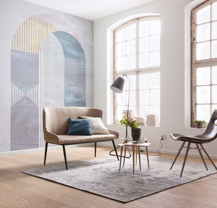 Komar NEU | Digitaldruck Vlies Fototapete - Arched Gate - Größe 200 x 250 cm