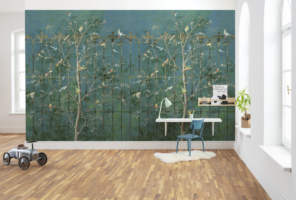 Digitaldruck Vlies Fototapete | Birdsong Breeze | 400 x 250 cm