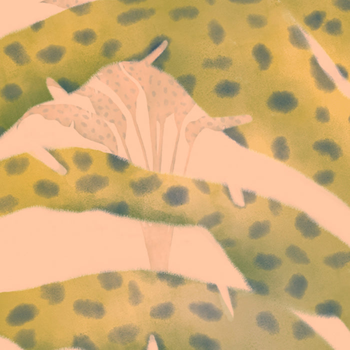 Komar NEU | Digitaldruck Vlies Fototapete - Safari Pattern - Größe 300 x 250 cm