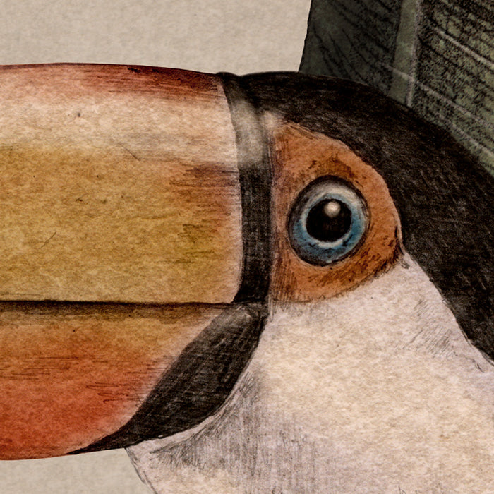 Komar NEU | Digitaldruck Vlies Fototapete - Tiger Jungle - Größe 400 x 250 cm