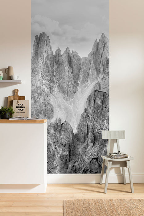 Digitaldruck Vlies Fototapete | Peaks Panel | 100 x 250 cm