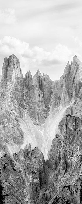 Digitaldruck Vlies Fototapete | Peaks Panel | 100 x 250 cm