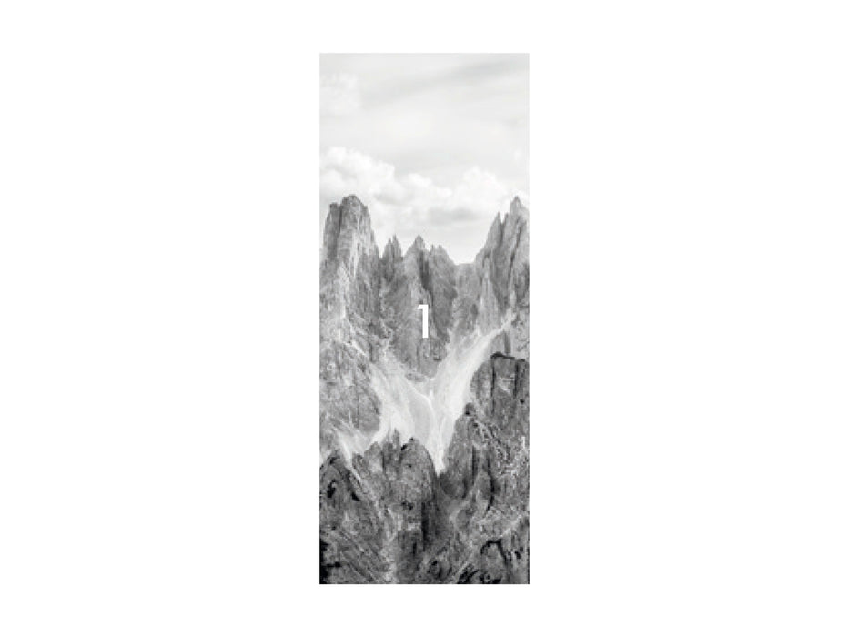 Digitaldruck Vlies Fototapete | Peaks Panel | 100 x 250 cm