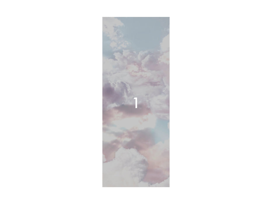 Digitaldruck Vlies Fototapete | Clouds Panel | 100 x 250 cm