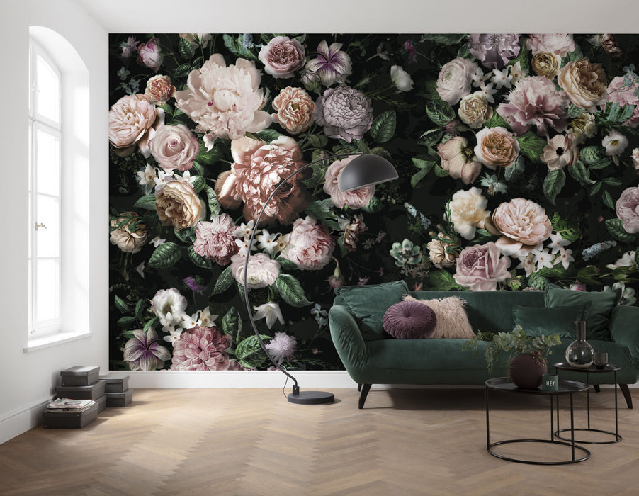 Digitaldruck Vlies Fototapete | Victoria Black | 400 x 250 cm