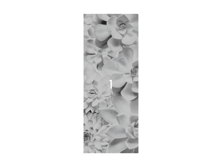 Digitaldruck Vlies Fototapete | Shades Black and White Panel | 100 x 250 cm