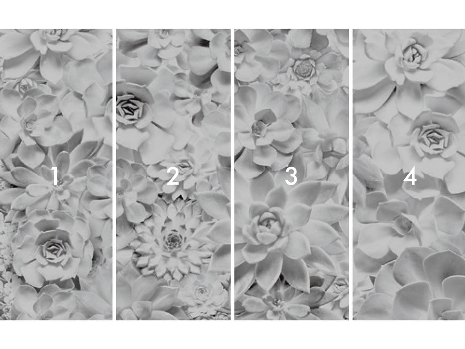 Komar NEU | Digitaldruck Vlies Fototapete - Shades Black and White - Größe 400 x 250 cm