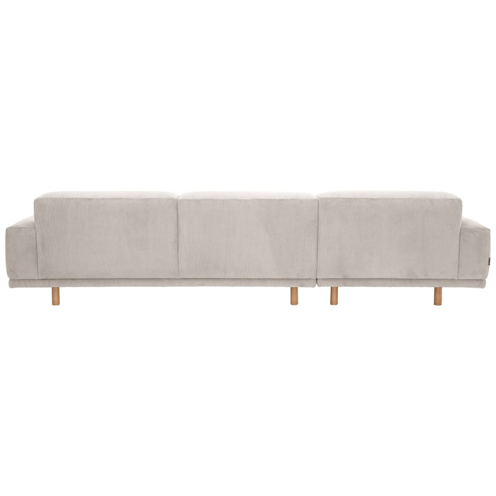 NEU Max Winzer | Penelope | Sofa | Longchair links / Sofa 2,5-Sitzer rechts | Füße Buche Eichefarbig Lackiert (rund)
