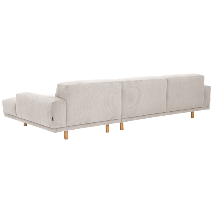 NEU Max Winzer | Penelope | Sofa | Sofa 2,5-Sitzer links / Longchair rechts | Füße Buche Eichefarbig Lackiert (rund)