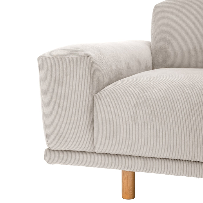 NEU Max Winzer | Penelope | Sofa | Sofa 2,5-Sitzer links / Longchair rechts | Füße Buche Eichefarbig Lackiert (rund)