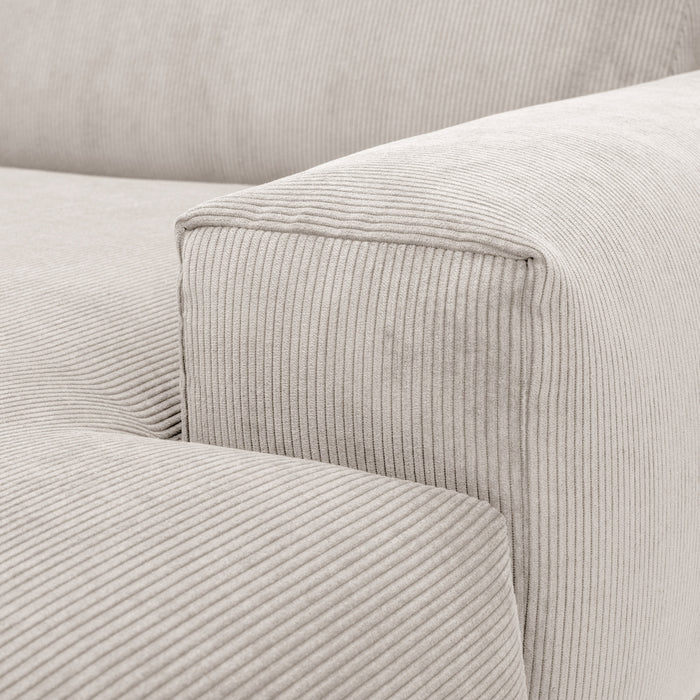 NEU Max Winzer | Penelope | Sofa | Sofa 2,5-Sitzer links / Longchair rechts | Füße Buche Eichefarbig Lackiert (rund)