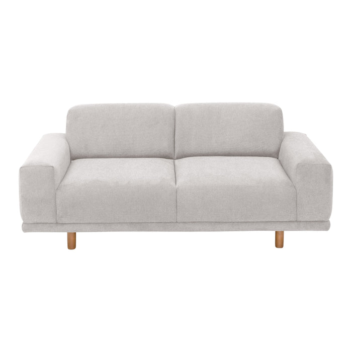 Penelope | Sofa 2-Sitzer | Flachgewebe | Silber