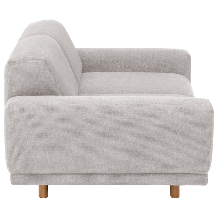 Penelope | Sofa 2-Sitzer | Flachgewebe | Silber